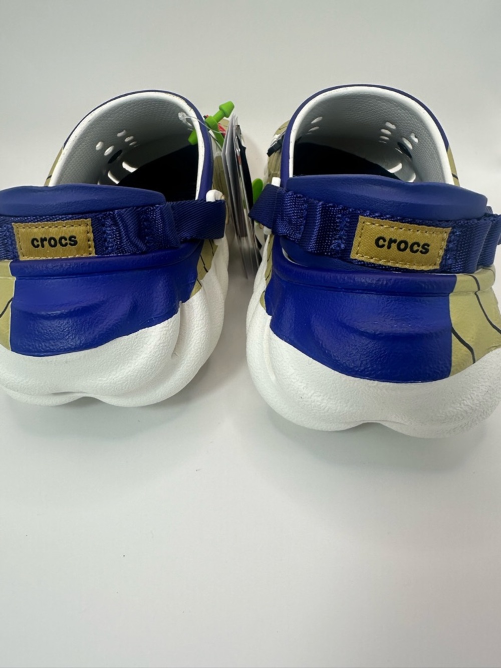 CROCS Dragon Ball Z Themed White, Blue & Tan Classic Clog - Picture 5 of 8